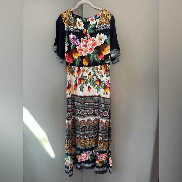 FARM Rio Dresses & Skirts - Farm Rio for Anthropologie Esmeralda Floral Maxi Dress